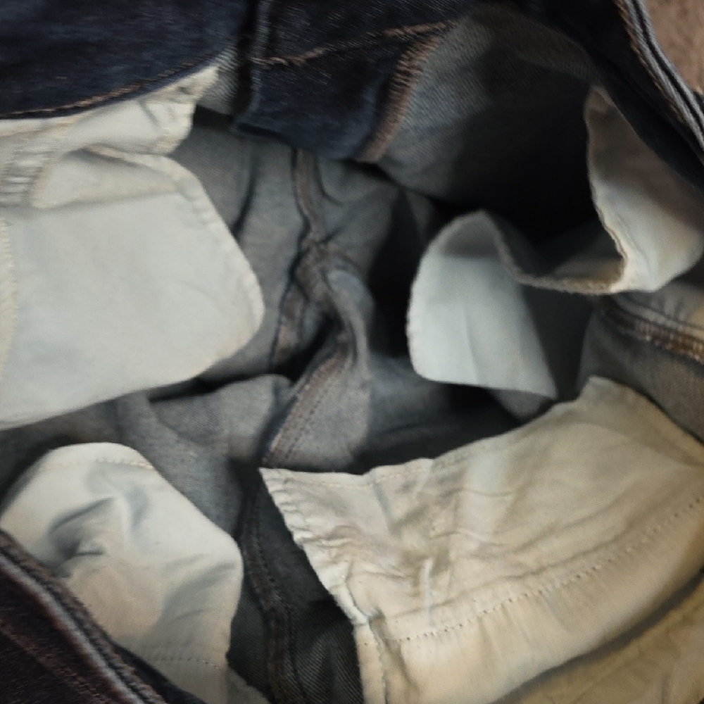 Evereve Dark Blue Flare Jeans - Picture 6 of 12